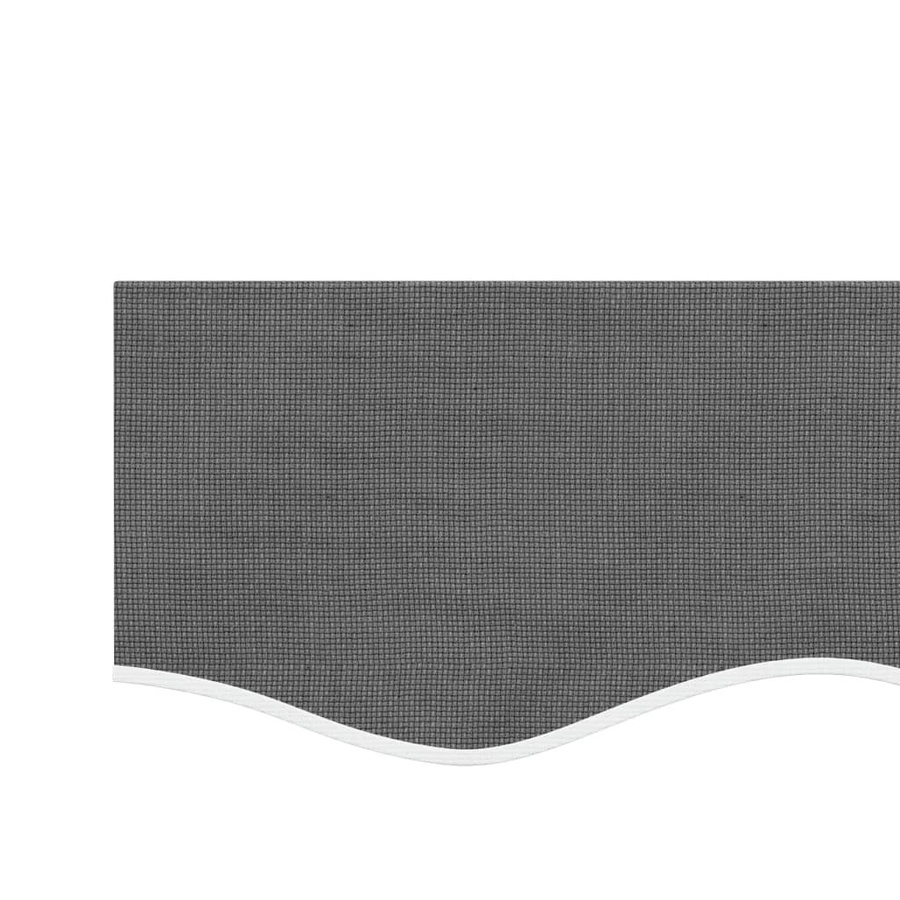 vidaXL Markisenvolant Anthrazit Gestreift aus Polyester - Bild 4