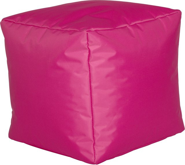 Linker Licardo Sitzwürfel aus Nylon in Fuchsia, B/T/H: 40 x 40 x 40 cm - Bild 1
