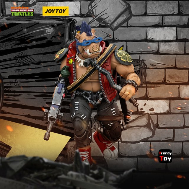 JOYTOY TMNT Rocksteady Beebop, 2-teiliges Set, 1/18 Actionfiguren - Bild 1
