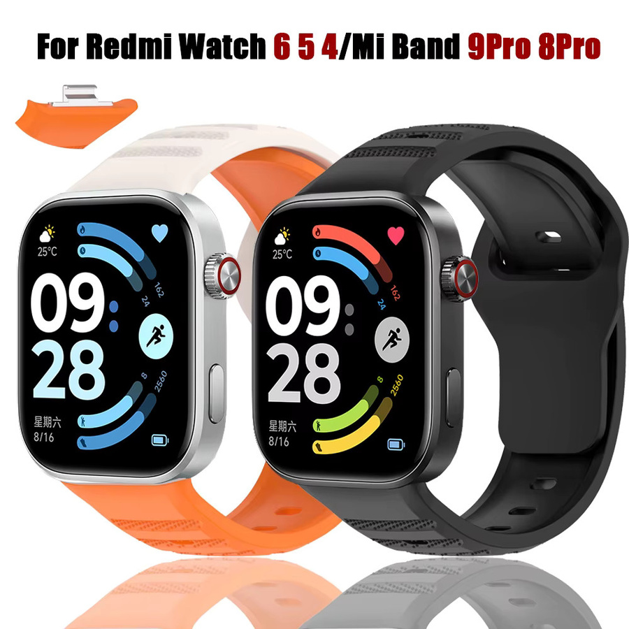 Xiaomi Uhrenarmband Silikon, orange, Unisex - Bild 4