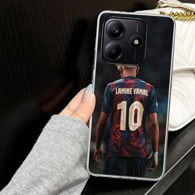 L-Lamine Y-Yamal 19 Silikon Handyhülle für Xiaomi Redmi Note 14 13 12 11 Pro Plus 14S 12S 11S 11E 11T 10S 10 9S 9 in Multicolour - Bild 1