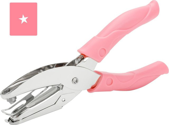 TOMTOP JMS Einzellocher für Büro und Schule mit 5mm Lochung aus Metall und Kautschuk - Bild 1