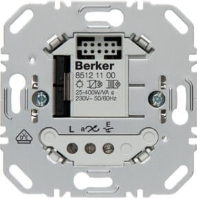 Berker Universal-Schalteinsatz 1fach in Weiß 85121100 - Bild 1