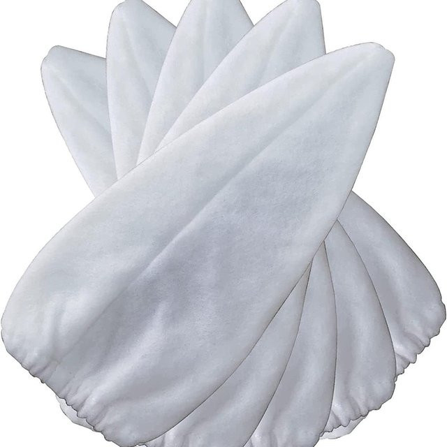 5 Stück Binchi Outdoor Product Pool-Staubsauger-Konusfilter aus weißem Polyester, wiederverwendbare ultrafeine Ersatznetze für die Poolreinigung - Bild 1