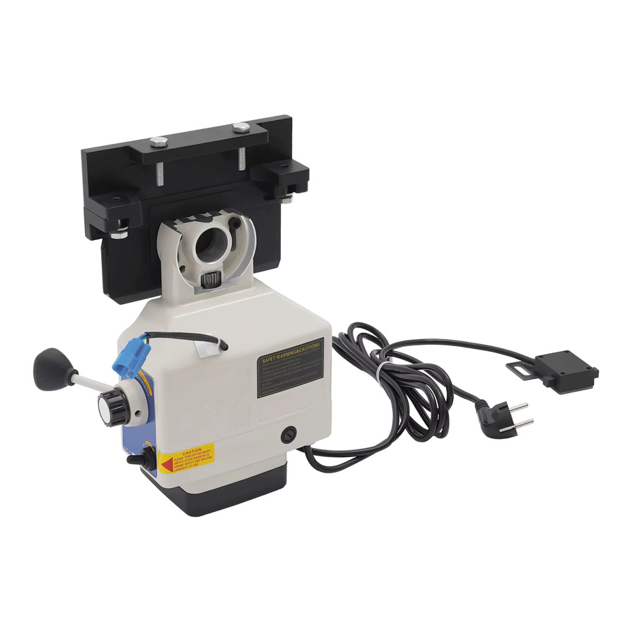 Kraftvorschubvorrichtung für Fräsmaschinen als X-Achsen-Autovorschub und horizontaler Kraftvorschub für Kniefräsmaschinen in Schwarz und Weiß - Bild 3