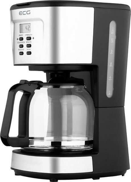 Krups Filterkaffeemaschine KP 2125 Supreme in Schwarz mit Glaskanne und Keep-Warm-Funktion - Bild 1