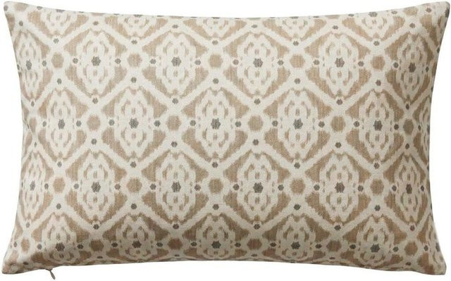 IKEA Svanefors Kissenbezug Ikat in Beige, B: 60 cm, H: 40 cm - Bild 1