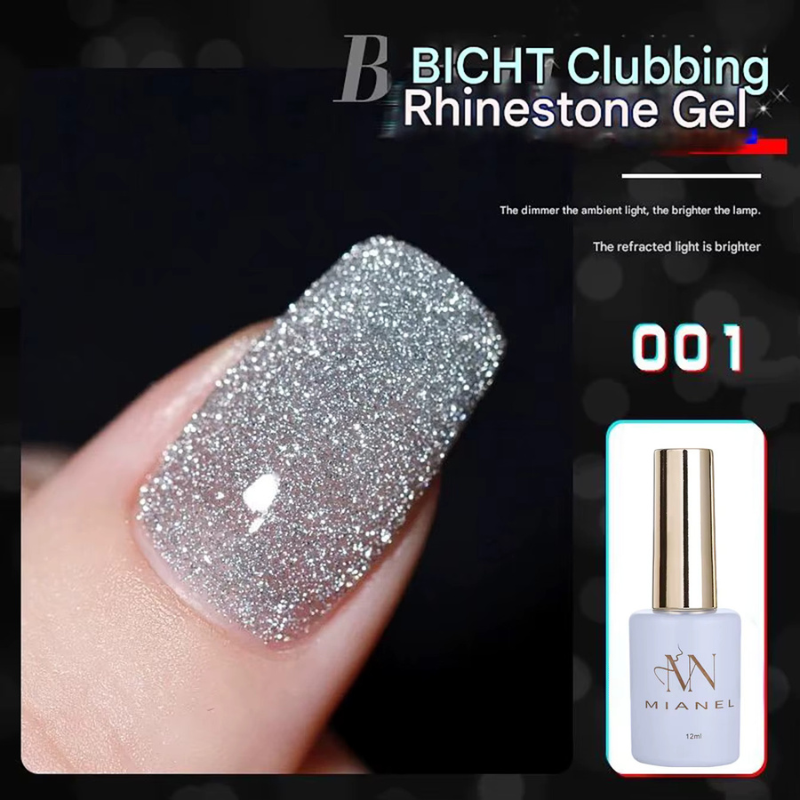 MIANEL Nagellack Gel-Lack, 12 ml, schimmernd mit Glitzer - Bild 4