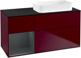 V&B Waschtischunterschrank Finion in Weiß Matt mit Lackierung, Breite: 120 cm, Tiefe: 60 cm - Bild 1