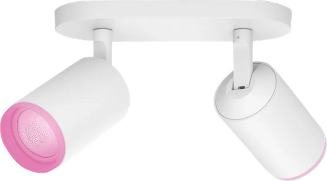Philips Hue Fugato Aufbauspot White & Color LED-Set in Weiß mit 2 Spots und RGBW-Funktion - Bild 1