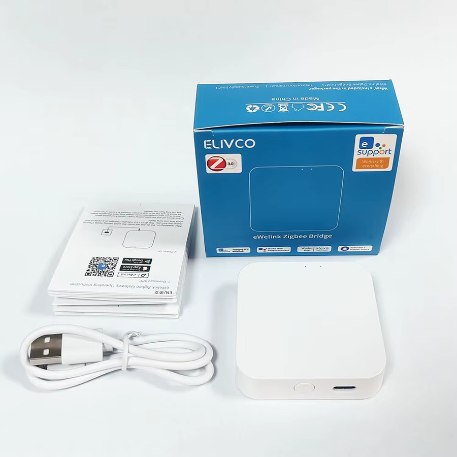Elivco eWelink Zigbee 3.0 Gateway Hub Smart Home Wireless Bridge in Weiß zur Fernsteuerung und Automatisierung, kompatibel mit Alexa und Google Home - Bild 5