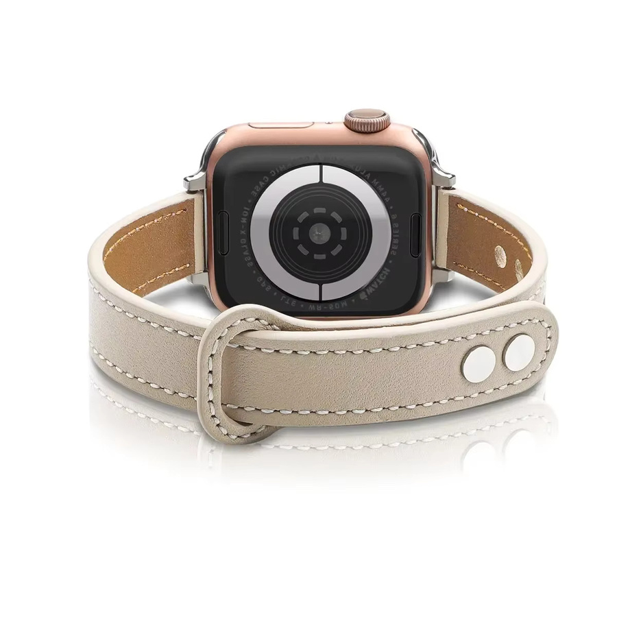 BEIMUSON Uhrenarmband PU-Leder, Weiß, Damen - Bild 3