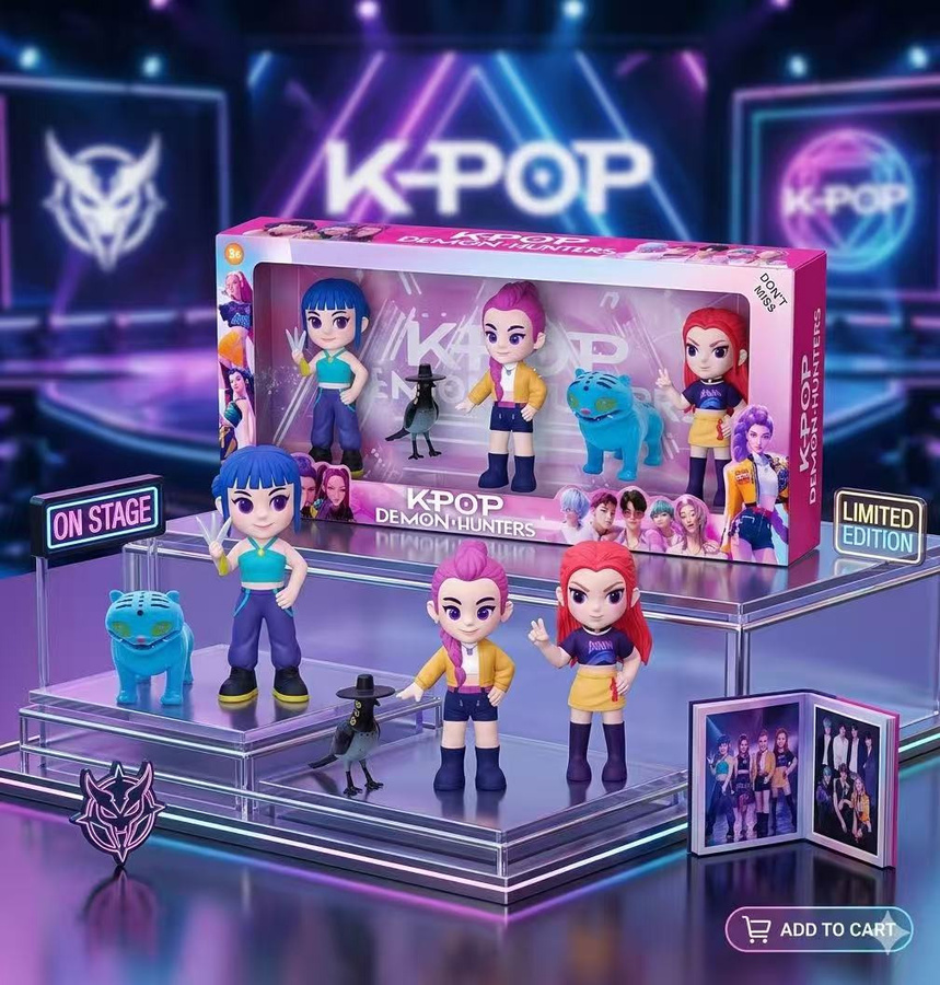 Yiran toy 1 Kpop Dämonenjäger Actionfigur PVC bunt - Bild 2