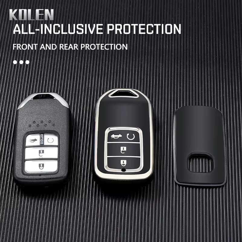 KOLEN TPU Schlüsselhülle für Honda CR-V, Civic, Accord, HR-V, City, Odyssey und XR-V als Remote Key Case Cover Zubehör - Bild 4