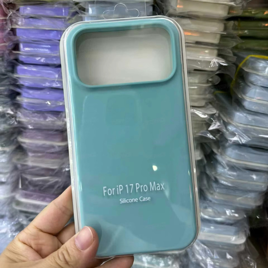 27Colors Luxus Flüssigsilikonhülle für iPhone Air 17 Pro MAX in Blau, weiche matte und stoßfeste Handyhülle mit Anti-Fingerabdruck-Beschichtung - Bild 2