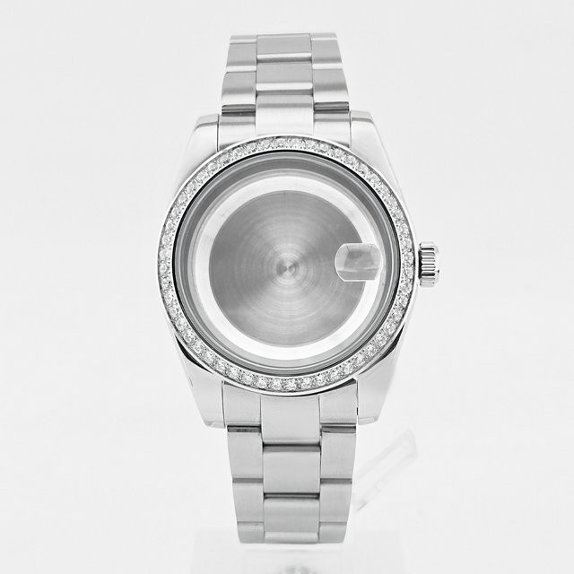 Neiton Uhrengehäuse Armband, Edelstahl, Diamant, Zirkonia, 36mm/39mm - Bild 1