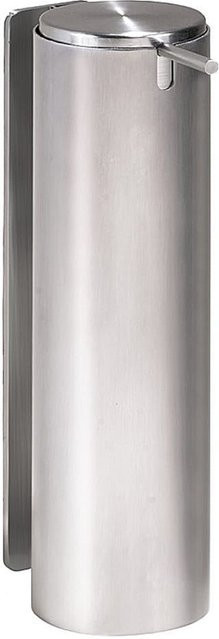 Brillantbad BIVA Seifenspender Edelstahl matt Silber mit Pumpe zum Kleben, Volumen: 600 ml, B/T/H: 6,6 x 12,0 x 12,0 cm - Bild 1