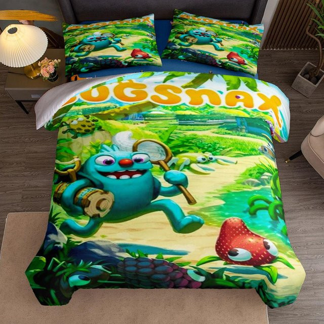 Pikmin Bugs Bettwäsche-Set von JMG Household Supplies, mehrfarbig, aus Mikrofaser, B/H: 140 x 210 cm - Bild 1