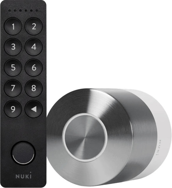 Nuki Smart Lock Pro mit Keypad 2.0 in Silber - Bild 1