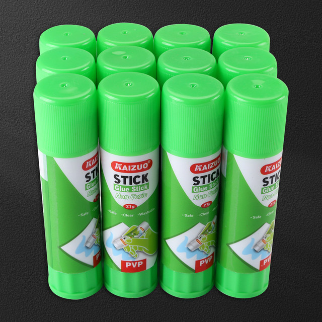 Toaiot Klebestift für 3D-Drucker-Hotbeds, ungiftig und waschbar, Grün, 24 x 98 mm, 21 g - Bild 1