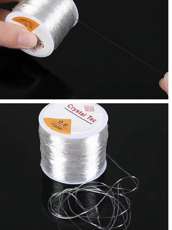 Elastische Schnur, transparent, 0,5-1,0 mm - Bild 7