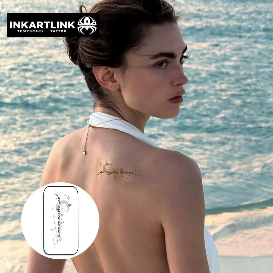 INKARTLINK Temporäre Tattoo Aufkleber, Wasserdicht - Bild 2