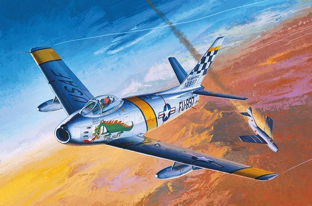 Academy Plastic Model F-86F ´The Huff´, Modellbauzeug, 1:48 - Bild 1