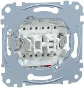 Merten 2fach Taster Einsatz MEG3159-0000 Weiß Aufputz IP20 - Bild 1