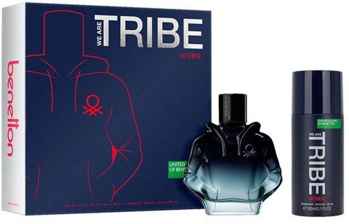 WE ARE TRIBE Eau de Parfum INTENSE MEN Set mit 2 Flakons in Schwarz - Bild 1