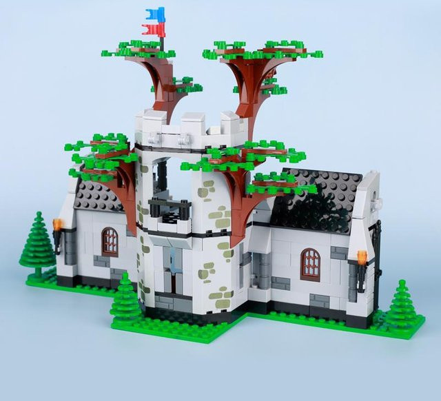 MOC Mittelalterliche Burg, Bausteine Set, ab 6 Jahren - Bild 1