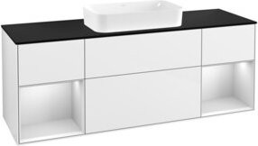 V&B Waschtischunterschrank Finion mit Abdeckplatte, Farbe: Weiß lackiert, B/T/H: 160 x 50,1 x 0 cm - Bild 1
