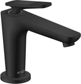 Hansgrohe Axor Citterio C CoolSt cubic cut Waschtisch-Einhebelmischer in Mattschwarz mit Pop-up-Abfluss - Bild 1