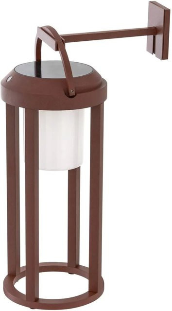 Lucande Solarleuchte Tilena LED Außenwandleuchte aus Aluminium in Schwarz, dimmbar und spritzwassergeschützt (IP54) - Bild 1