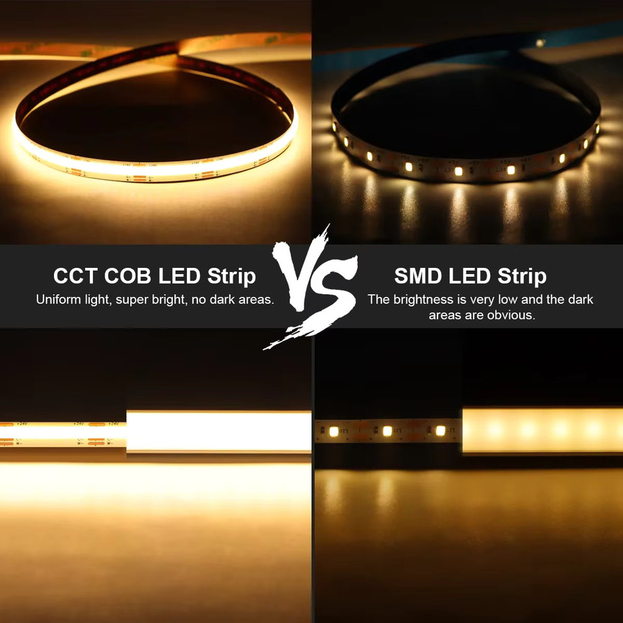 YSRSAI Zigbee 3.0 COB LED-Streifen DC24V Flexibles lineares Licht für Tuya Smartthings 2MQTT dimmbar - Bild 2