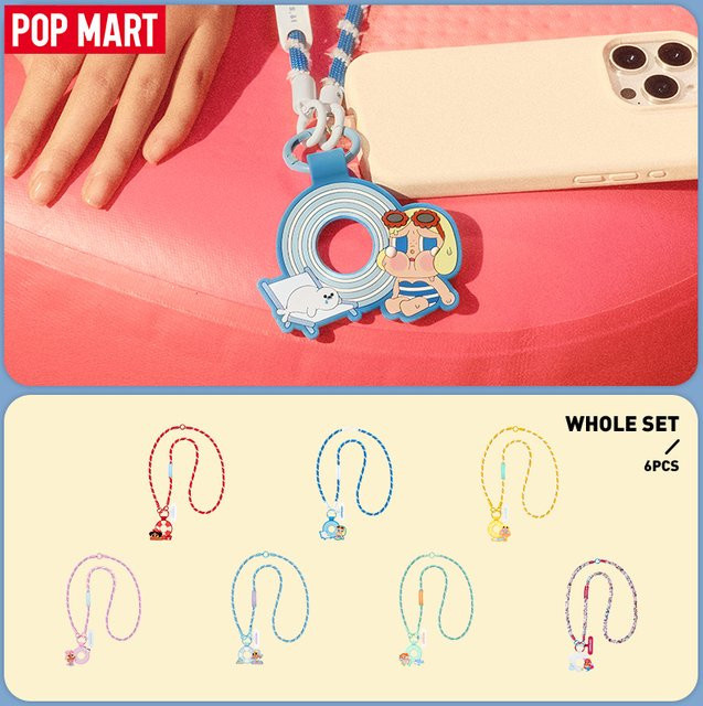 POP MART CRYBABY Vacation Mode On Serie, Lange Schlüsselbänder Blind Box, 1-teiliges Set - Bild 1