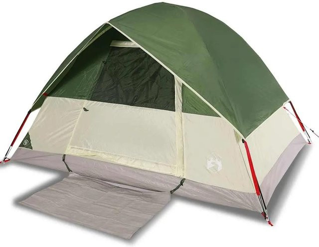 Furnicato Campingzelt Kuppelzelt in Grün, B/T/H: 215 x 213 x 149 x 154 cm - Bild 1