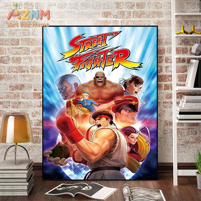 Kayou Canvas-Poster Street Fighter Wanddekoration Mehrfarbig - Bild 1