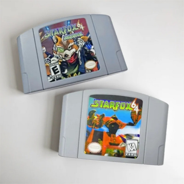 Star Fox 64 Nintendo 64 Spielkassette US-Version auf Englisch in Grau - Bild 1