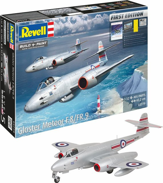 Revell Gloster Meteor F.8/FR.9 - First Edition, Modellbau, 1:32 - Bild 1