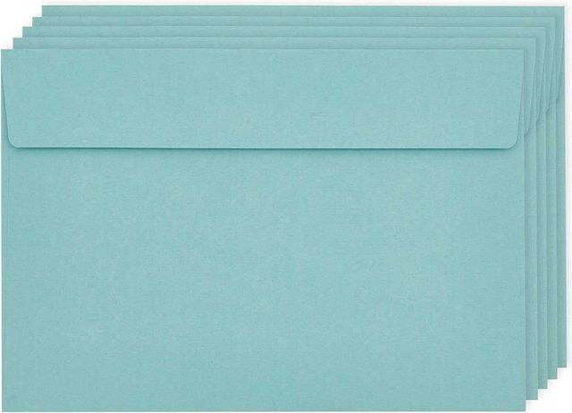 Rico Design Paper Poetry Luxury Umschläge C5 in Türkis - Bild 1