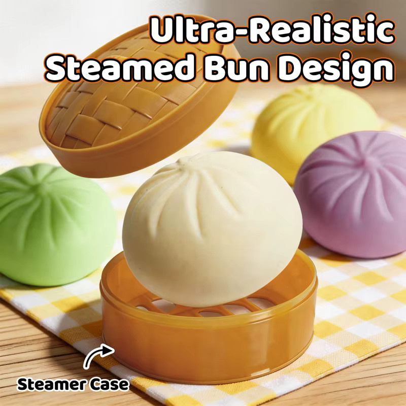 hairun Dumpling-Squishies, Stressbälle, Fidget-Sensorikspielzeug, multicolour, 6-teiliges Set - Bild 4