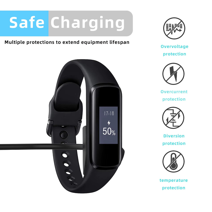 Samsung Ladegerät für Galaxy Fit-E SM-R375, Schwarz - Bild 2