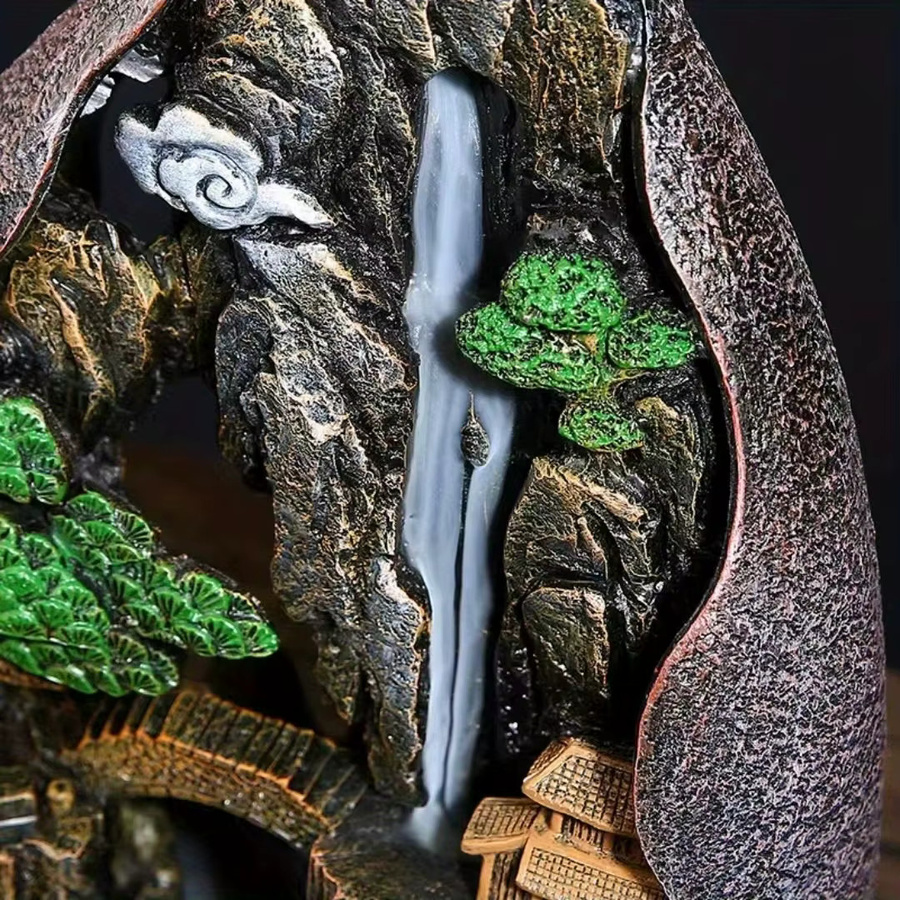 Ciqcai Rückfluss-Räuchergefäß aus Keramik im Utopic-Stil, Mehrfarbig - Bild 2