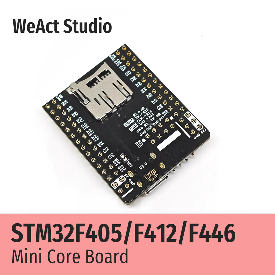 WeAct STM32 Kernplatine Demo Board für Micropython in Schwarz - Bild 2