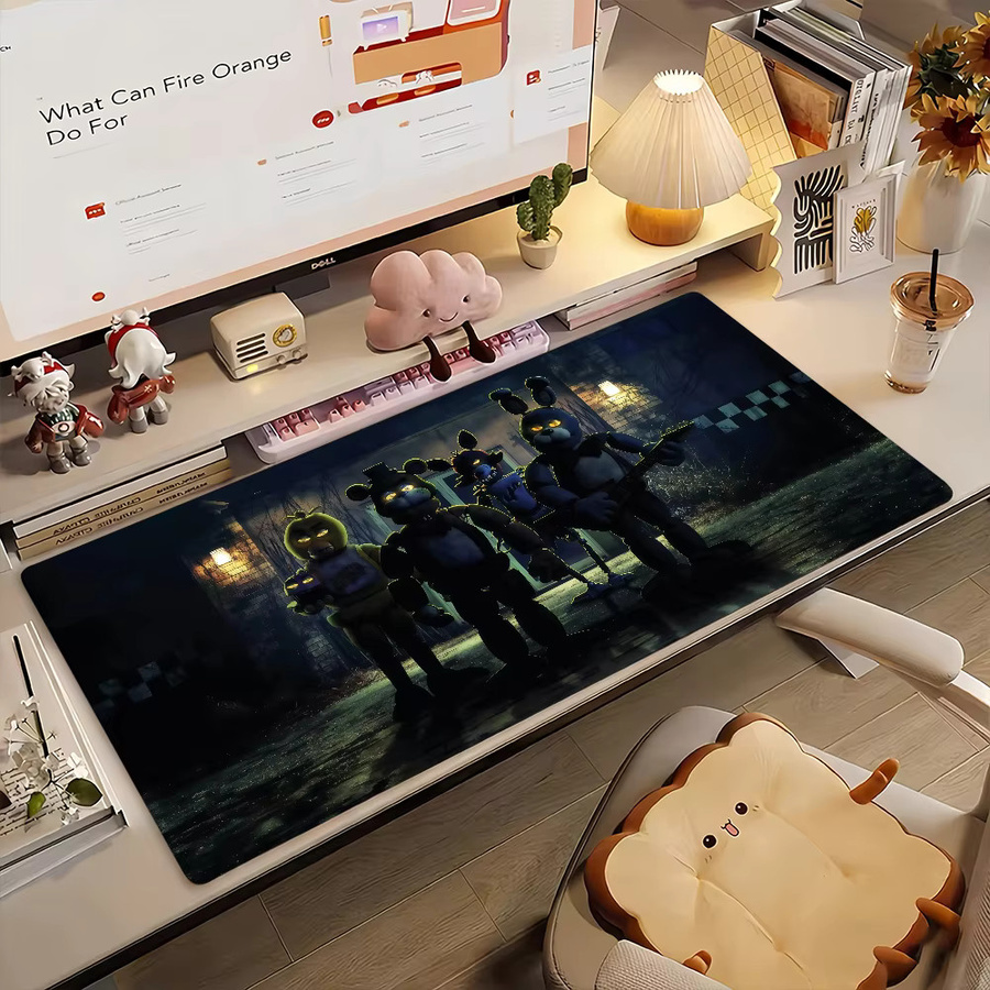 Movie F-FNAF 2 Mauspad rutschfeste Schreibtischunterlage aus Gummi in Multicolour für PC und Laptop - Bild 2