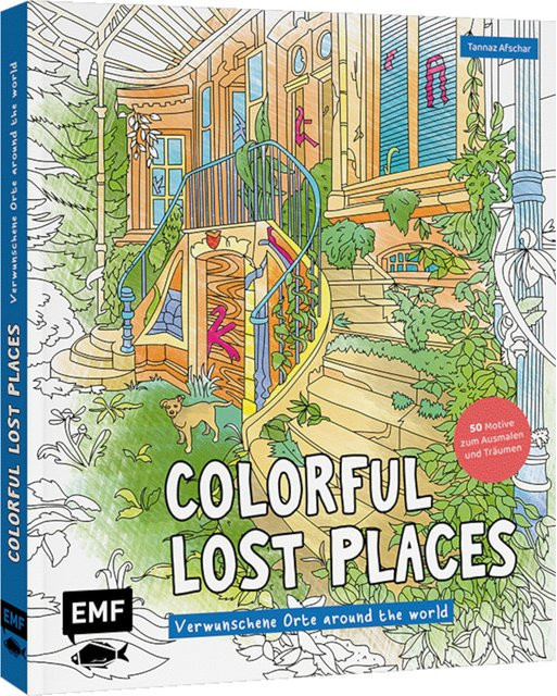 EMF Colorful Lost Places – Verwunschene Orte auf der ganzen Welt, Buch auf Deutsch - Bild 1