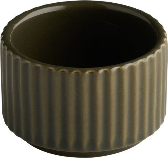 APS Schale THE GRID aus Porzellan, braun, 12er Pack, Durchmesser: 6 cm, Höhe: 4 cm, 40 ml - Bild 1