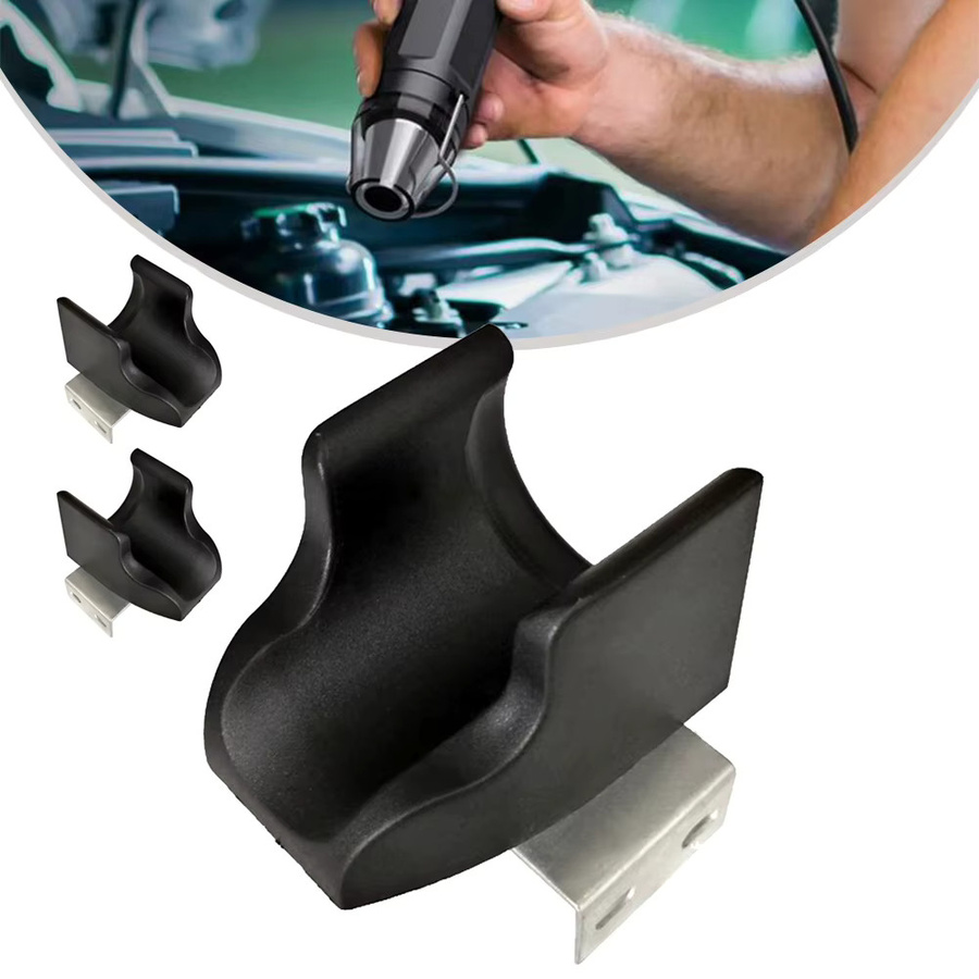 Vibratite Wandhalterung aus Metall für Heißluftgebläse-Griffe, 3er-Set, Schwarz, passend für 858DA Lötstationen - Bild 2