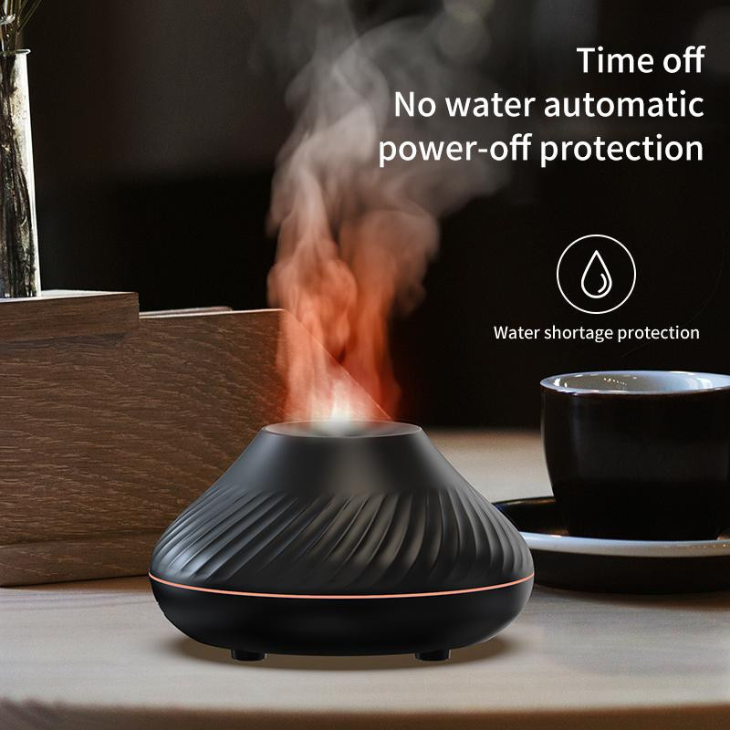 Freedom Outdoors Aroma Diffusor mit LED-Flammeneffekt und USB-Anschluss in Schwarz - Bild 3