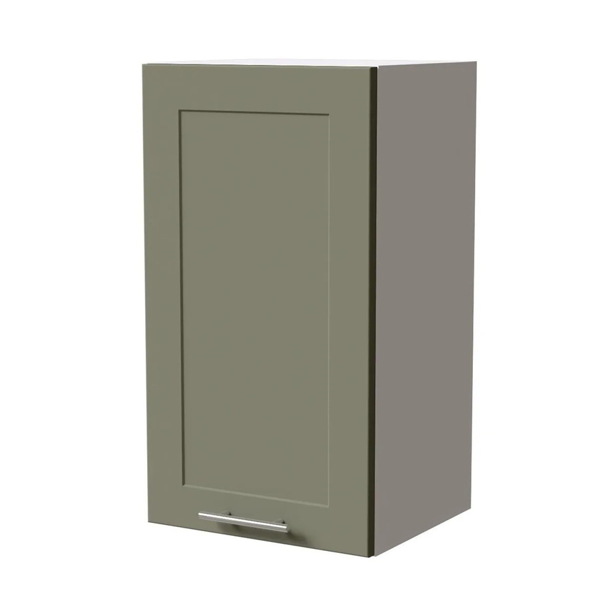 Feldmann-Wohnen Hängeschrank Oslo W2/40 in Weiß und Reed Green Matt mit Soft-Close-Türen, B/T/H: 40 x 32,5 x 72 cm - Bild 2